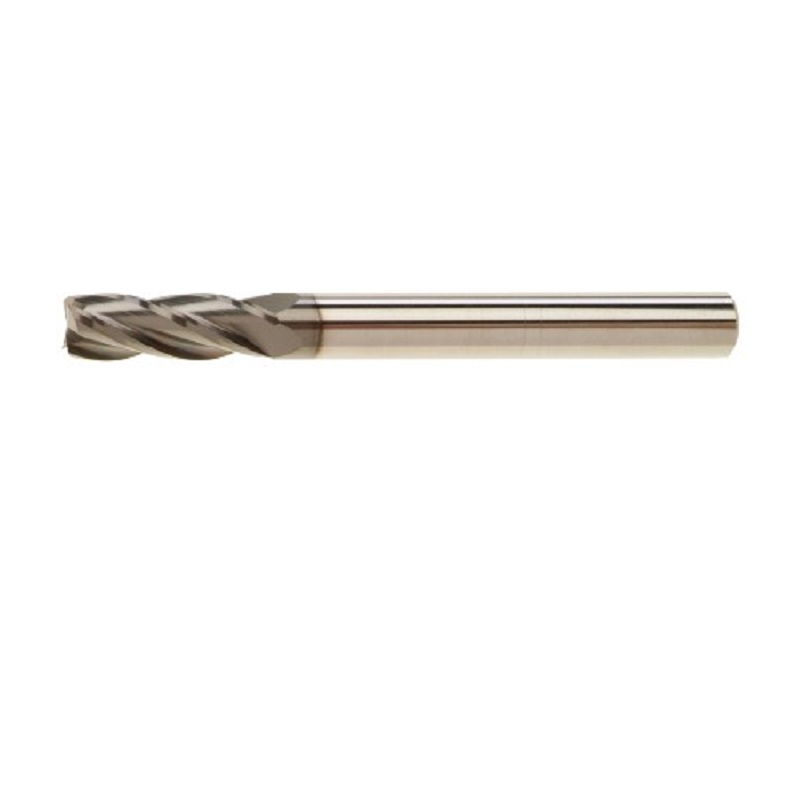 END MILL .125 DIA 4FL CRNR RDS FH-4X-125-AD98-R1 COATED CRBD